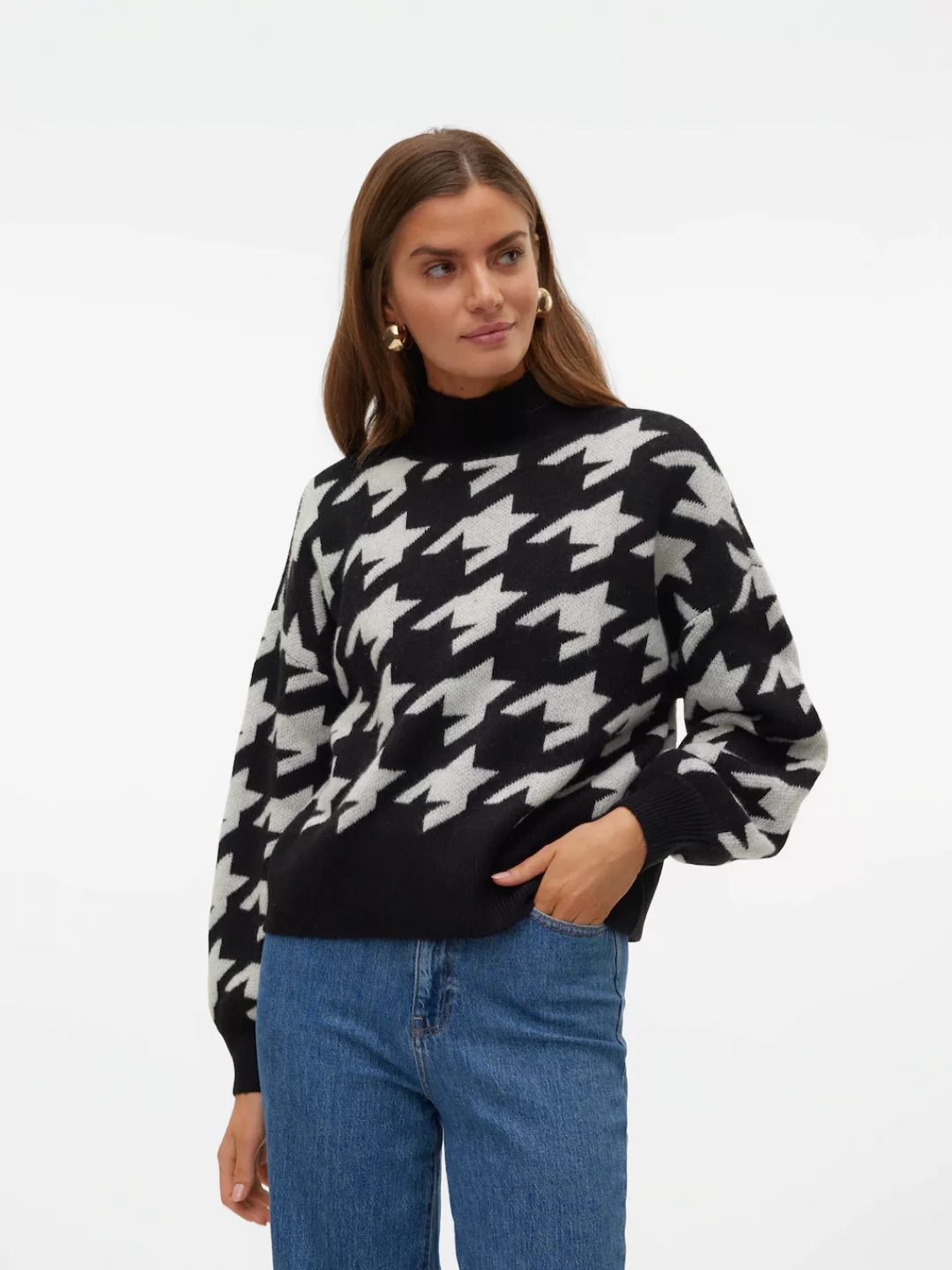 Vero Moda Stehkragenpullover VMMIRA LS HIGHNECK PULLOVER BOO günstig online kaufen