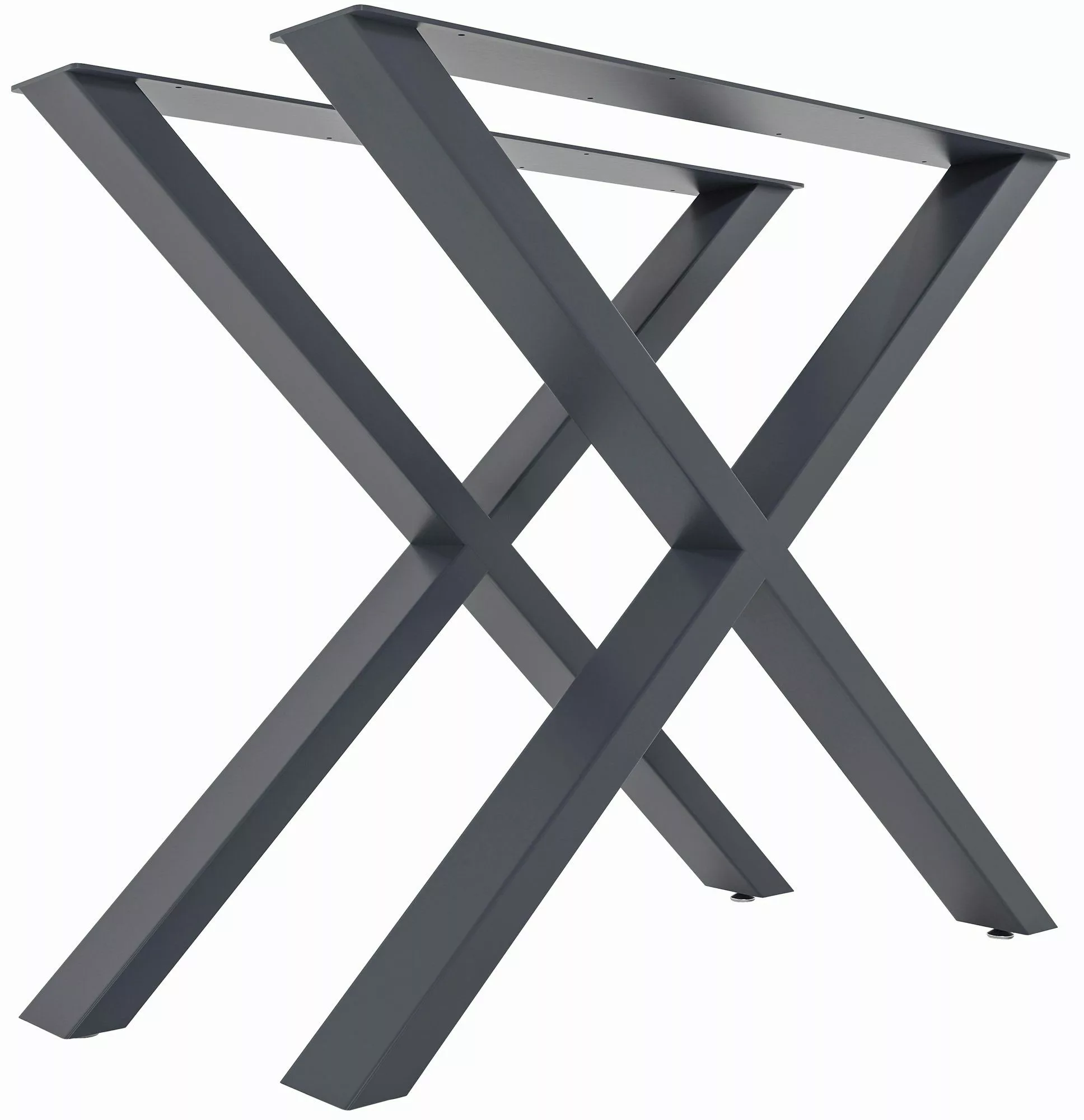 CLP Schreibtisch Tischbeine Swift, Vierkantprofil, Metall, günstig online kaufen