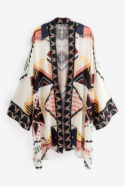 Next Blusenkimono Langer Kimono mit Azteken-Print (1-tlg) günstig online kaufen