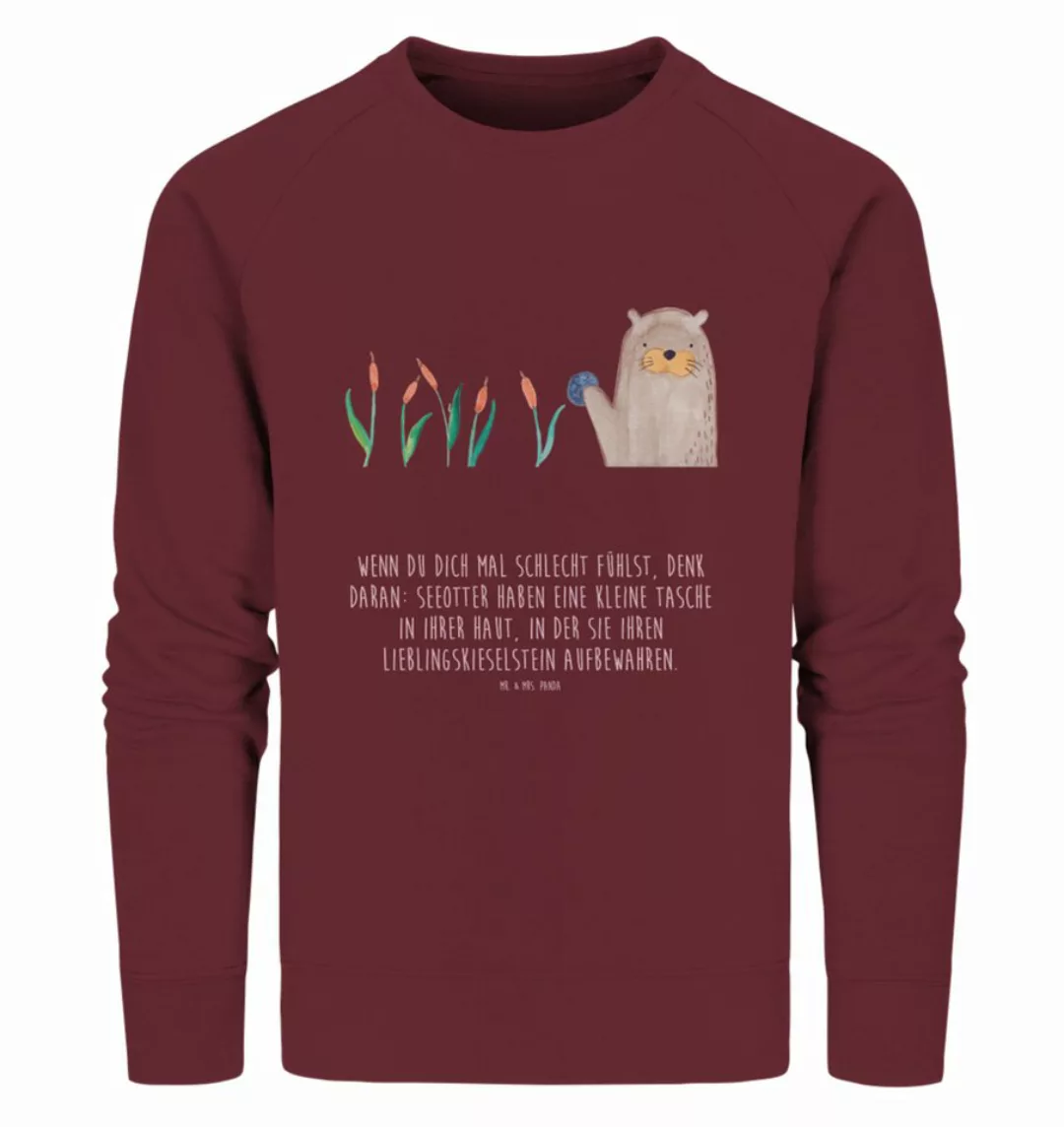 Mr. & Mrs. Panda Longpullover Größe XS Otter Stein - Burgundy - Geschenk, S günstig online kaufen