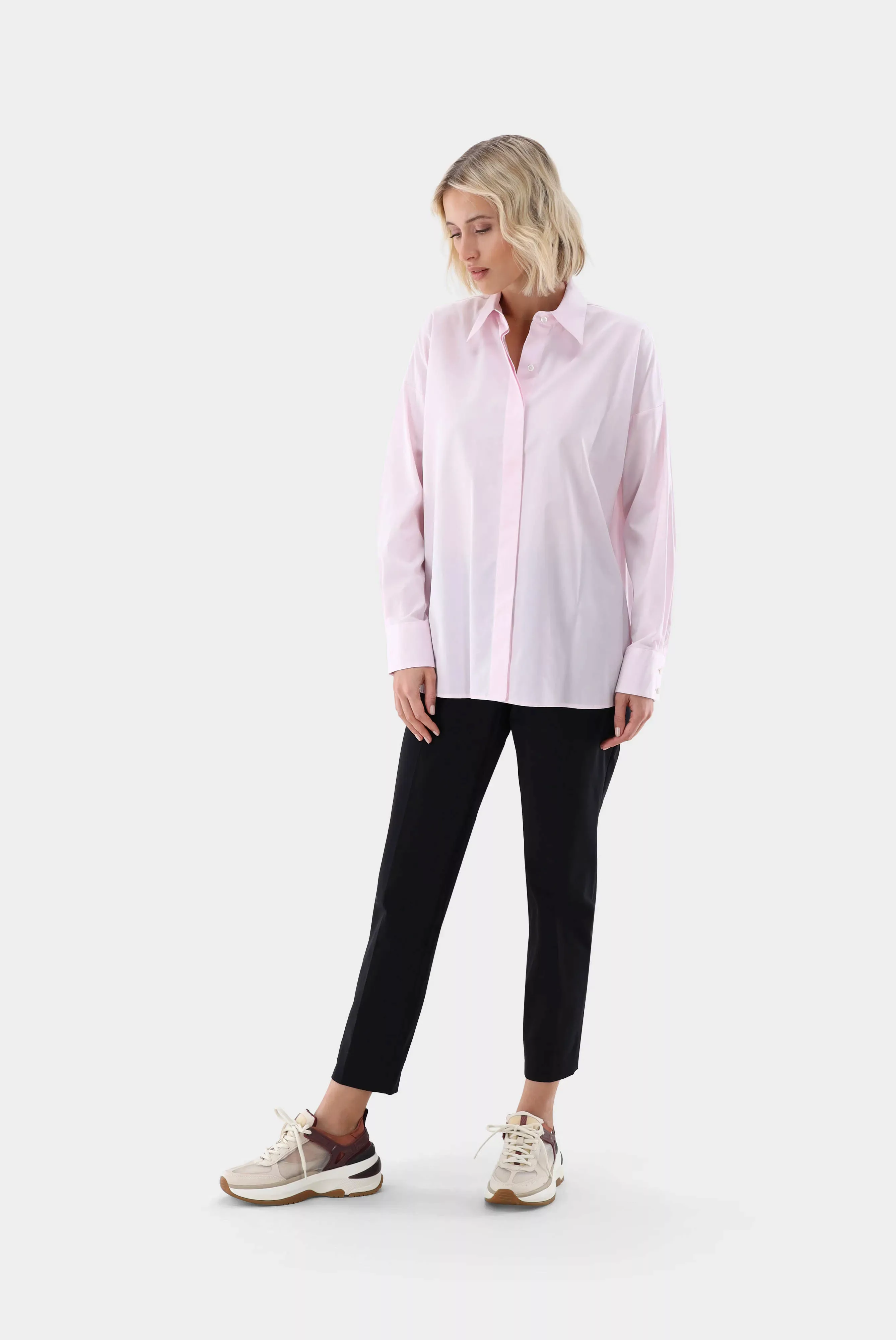 Popeline Hemdbluse günstig online kaufen