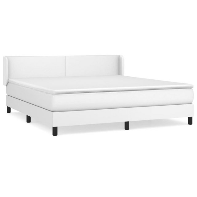 vidaXL Boxspringbett Bett Boxspringbett mit Matratze & Topper Kunstleder ve günstig online kaufen