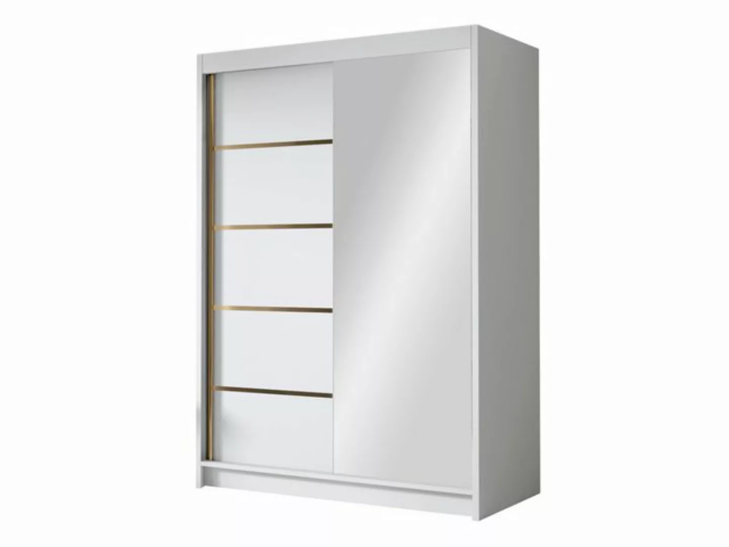 MIRJAN24 Kleiderschrank Lungo III (mit zwei Schwebetüren) 120x58x200 cm, Fr günstig online kaufen