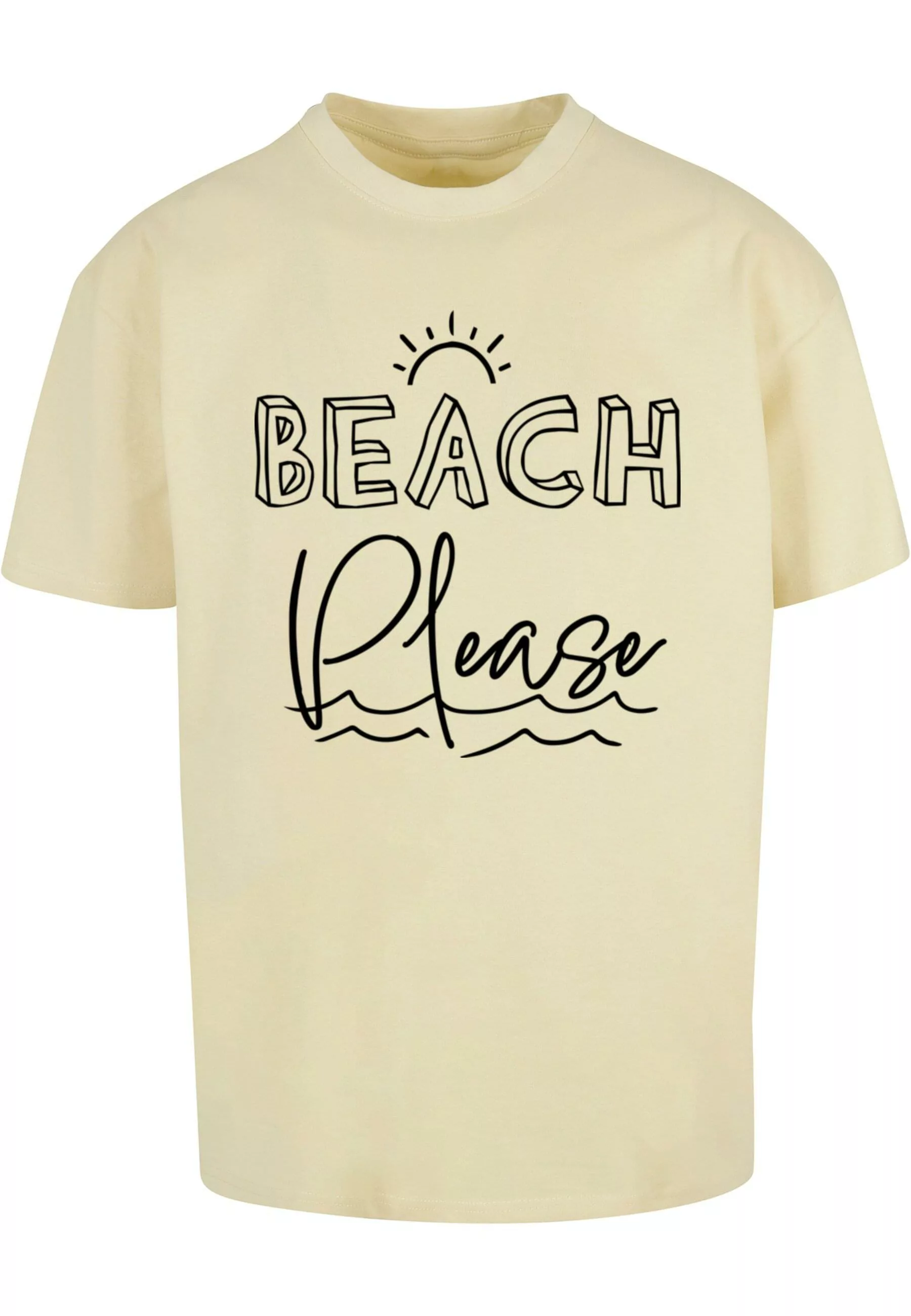 Merchcode T-Shirt "Merchcode Herren Beach Please Heavy Oversized Tee", (1 t günstig online kaufen