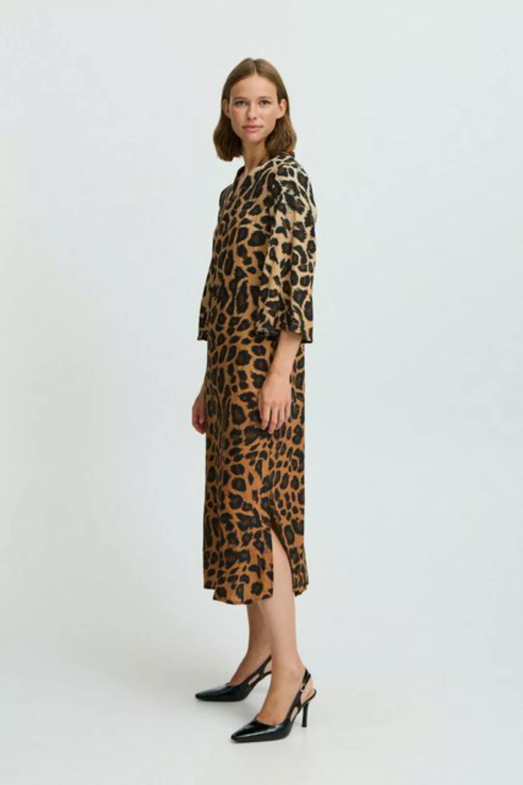 b.young A-Linien-Kleid BYHINVA LEOPARD DRESS modisches Webkleid mit Leo-All günstig online kaufen