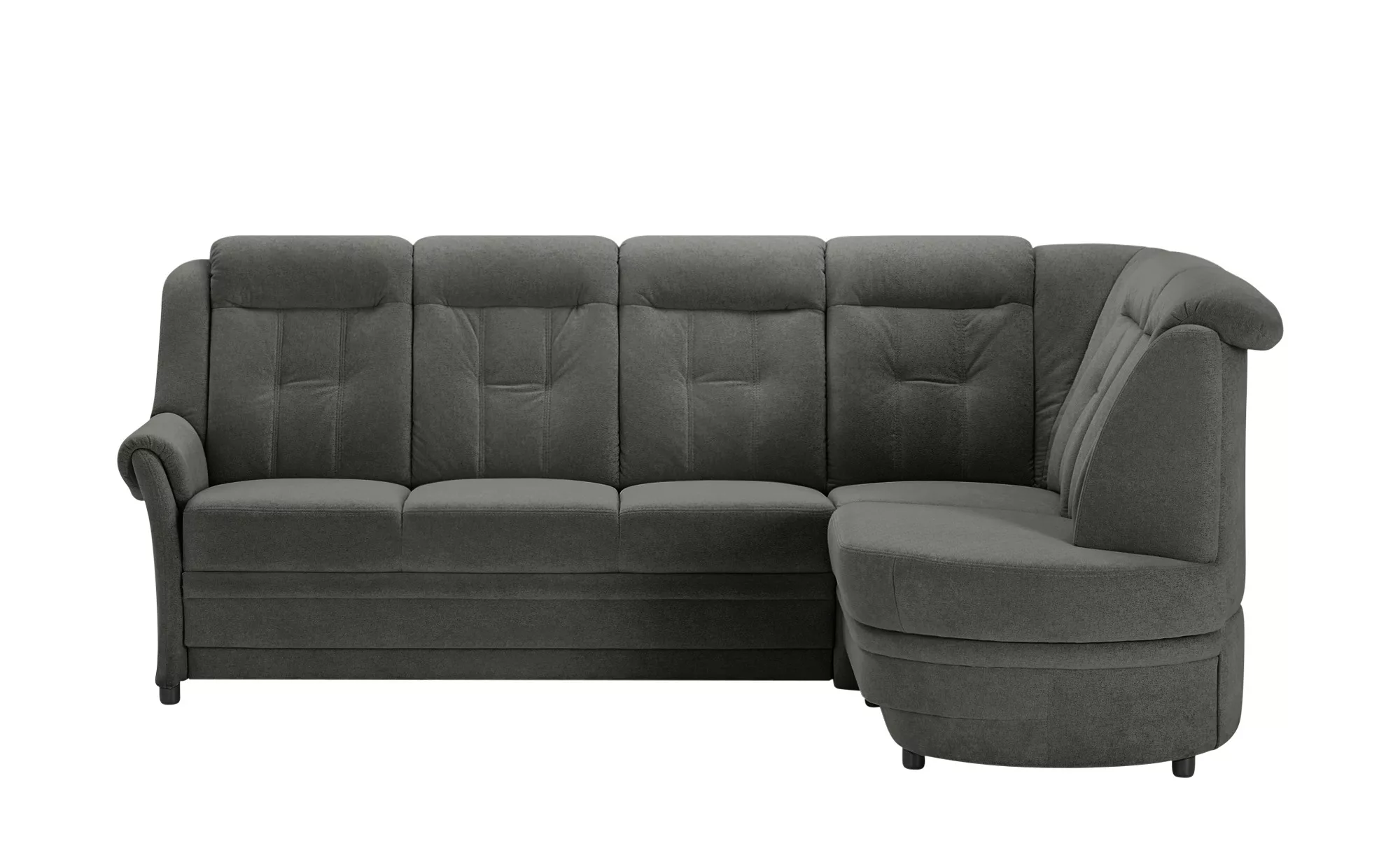 Polstermöbel Oelsa Ecksofa  Andorra - grau - 286 cm - 102 cm - 185 cm - Pol günstig online kaufen