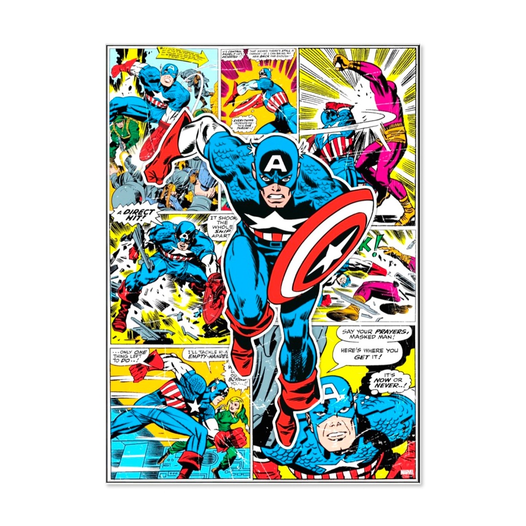 Art for the home Leinwandbild "CAPTAIN AMERICA", Fantasy günstig online kaufen