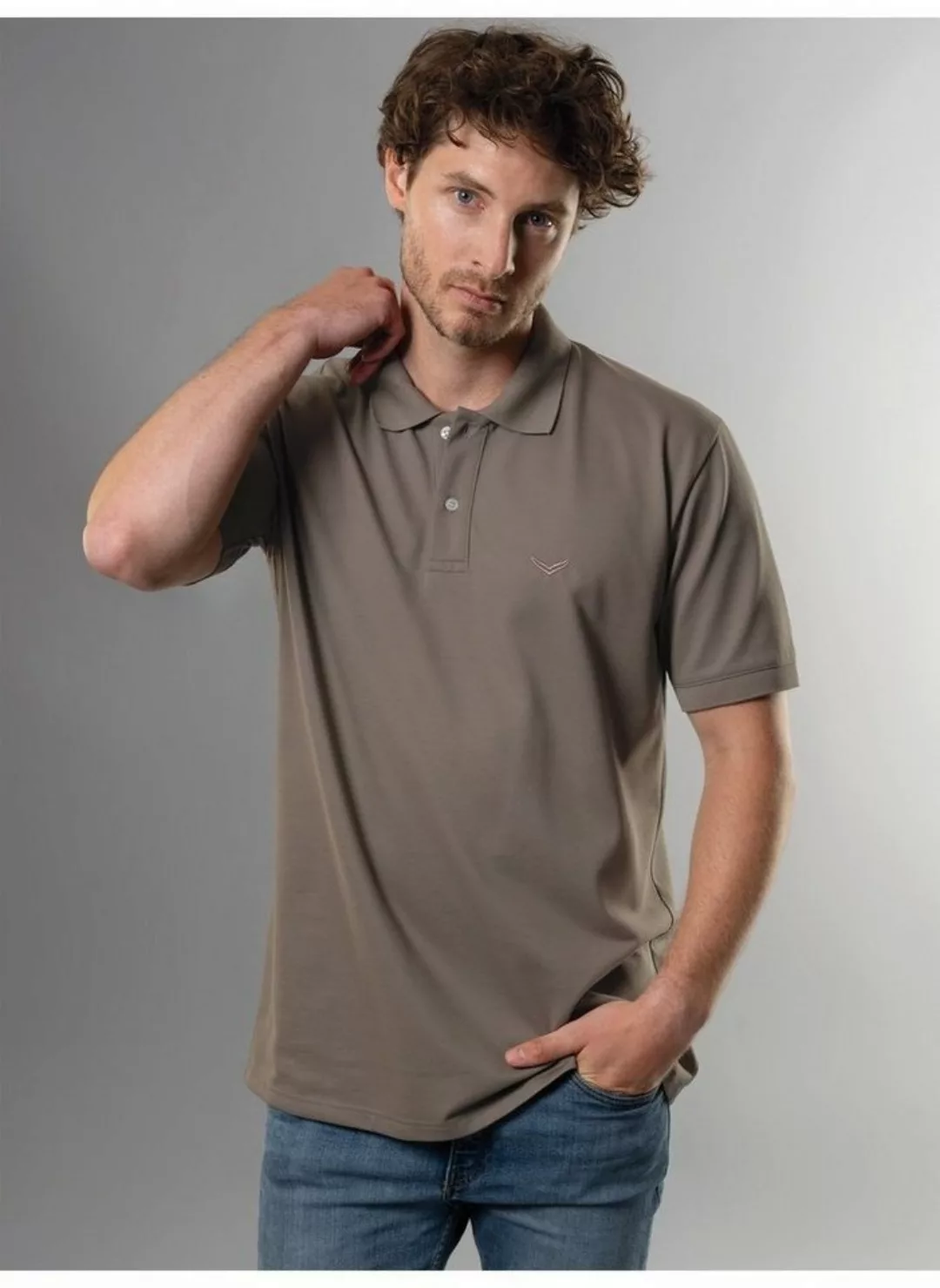 Trigema Poloshirt TRIGEMA Poloshirt DELUXE Piqué (1-tlg) günstig online kaufen