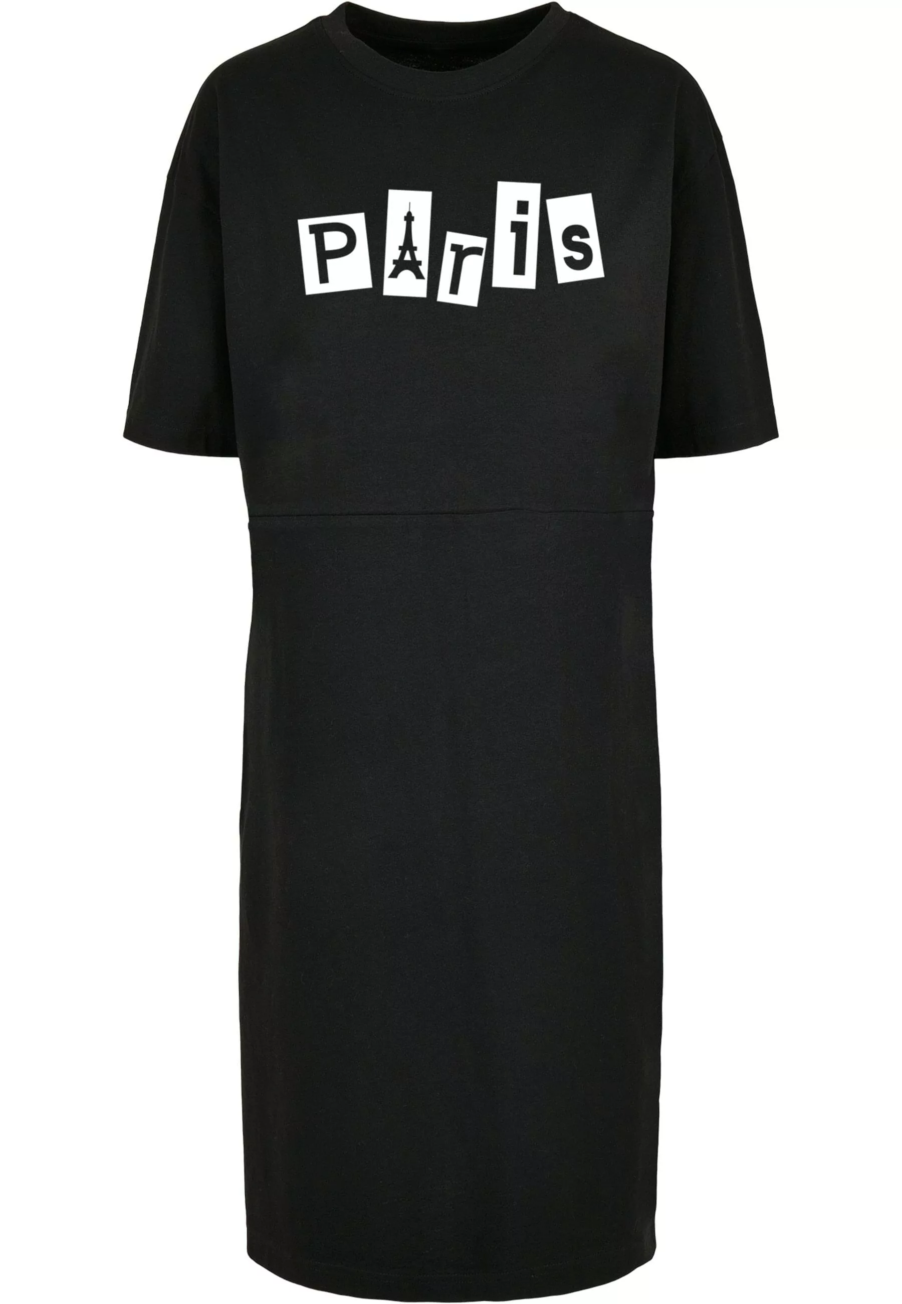 Merchcode Shirtkleid "Merchcode Damen Ladies Paris X Organic Oversized Slit günstig online kaufen