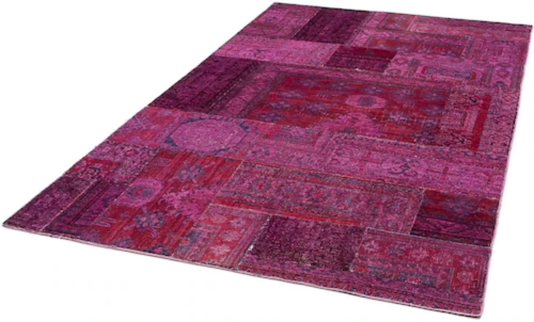 morgenland Wollteppich »Kazak Patchwork 234 x 145 cm«, rechteckig günstig online kaufen