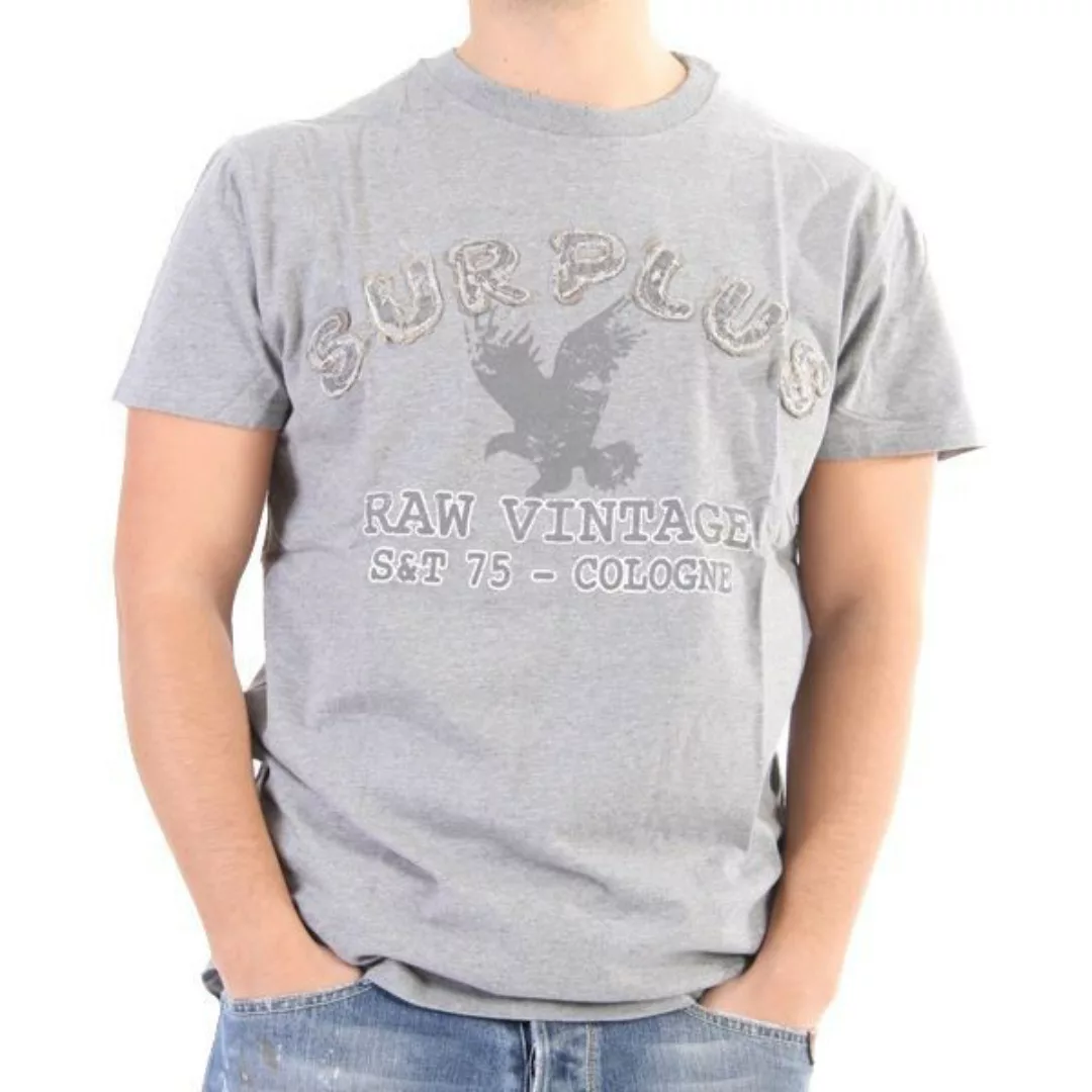 Surplus T-Shirt Men - Vintage Tee - Grau günstig online kaufen