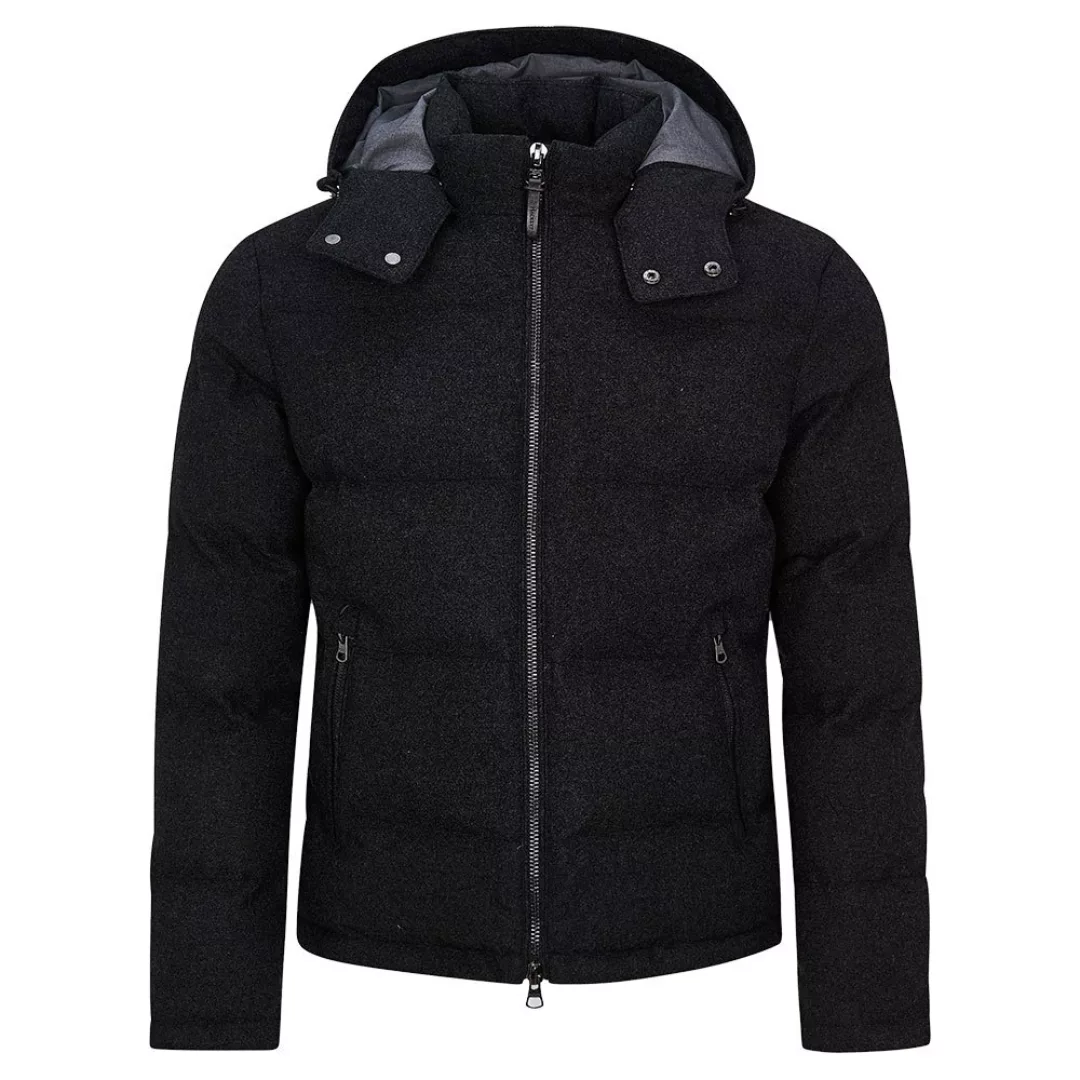 Hackett Clsc Flannel Puffer Jacke L Grey günstig online kaufen