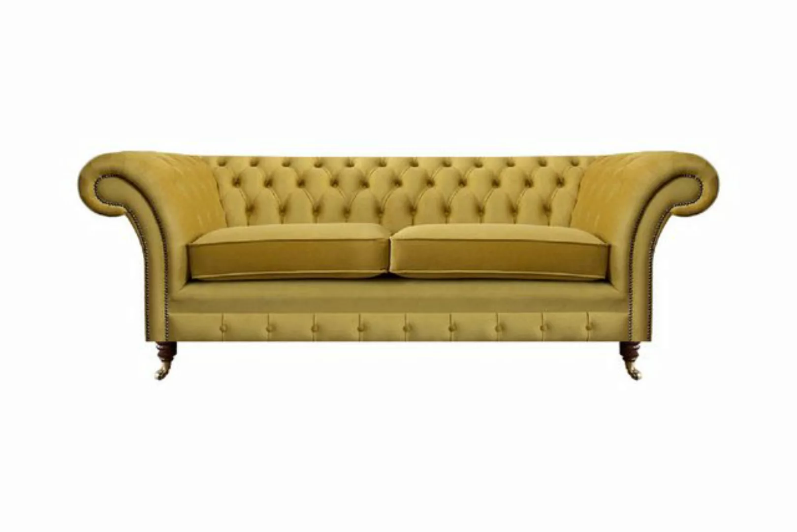 JVmoebel 2-Sitzer Luxus Sofa Zweisitzer Textil Couch Wohnzimmer Chesterfiel günstig online kaufen
