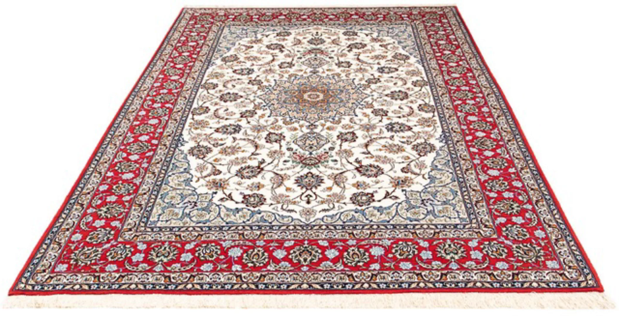 morgenland Orientteppich »Perser - Isfahan - Premium - 238 x 158 cm - beige günstig online kaufen