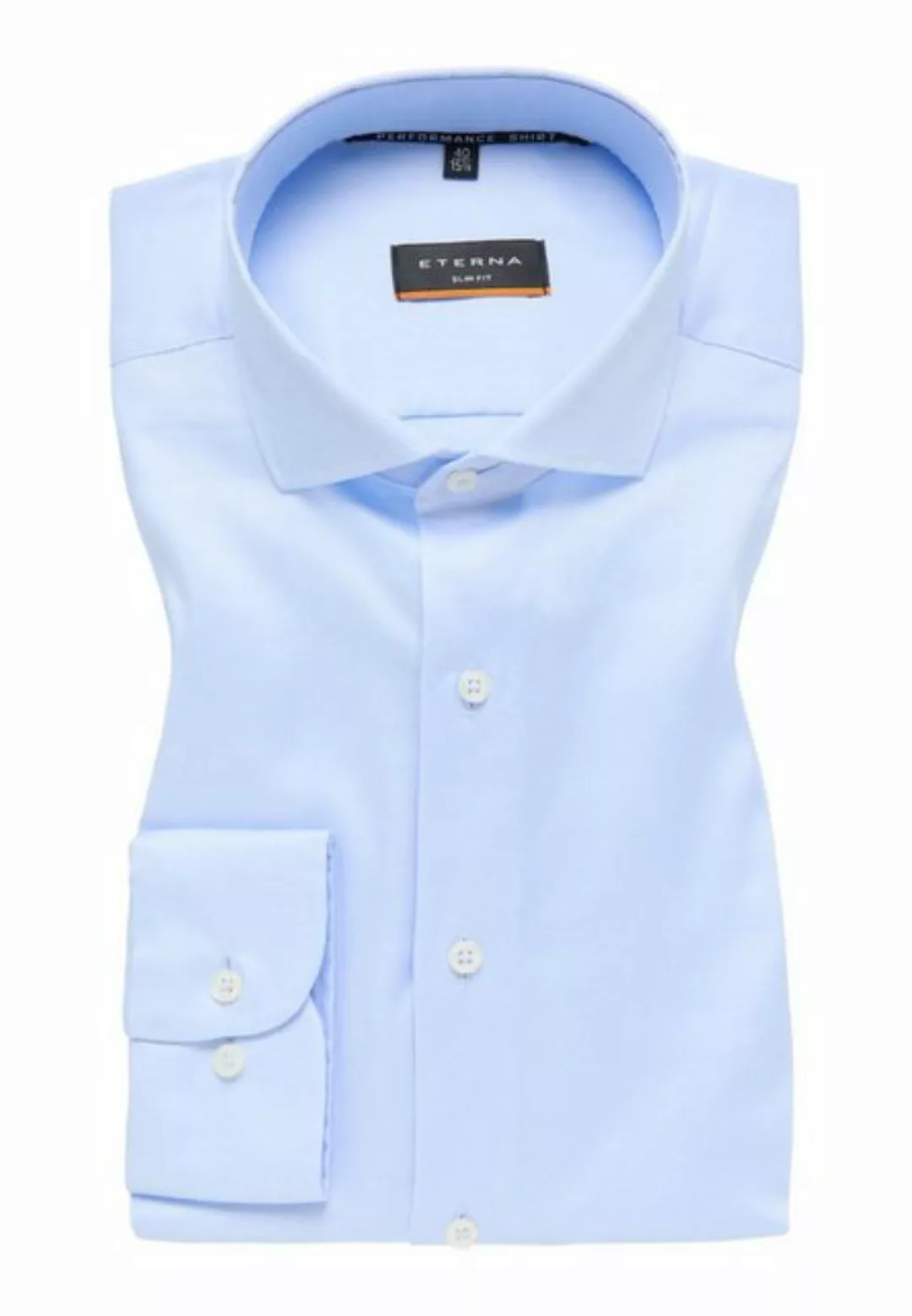 Eterna Blusenshirt Hemd 4084 F182, mittelblau günstig online kaufen