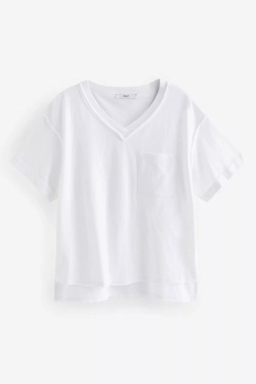 Next T-Shirt Oversized Fit T-Shirt mit Waschung, Kurzgröße (1-tlg) günstig online kaufen