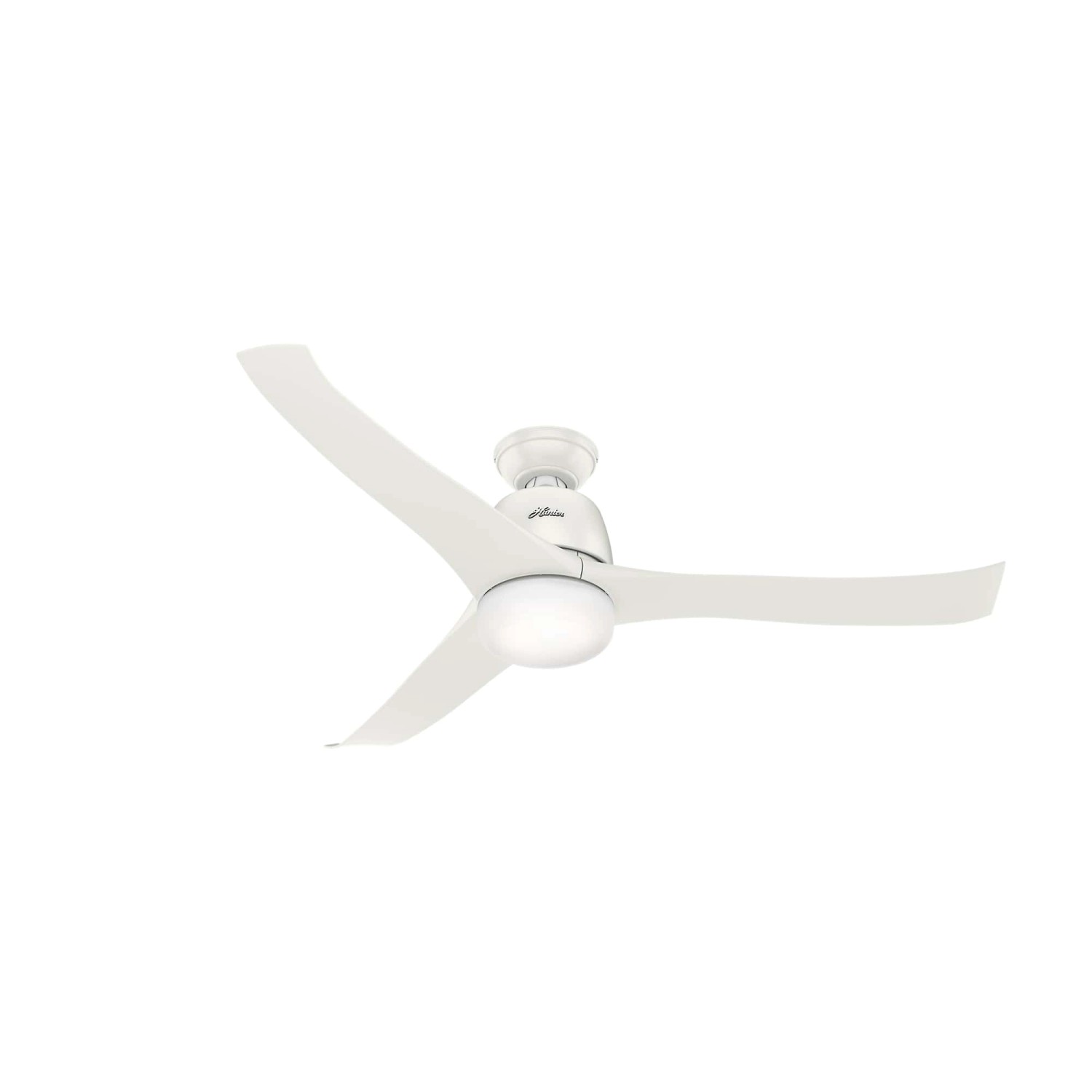 HUNTER FANS Deckenventilator Harmony Weiß 137 cm mit Beleuchtung und Fernbe günstig online kaufen