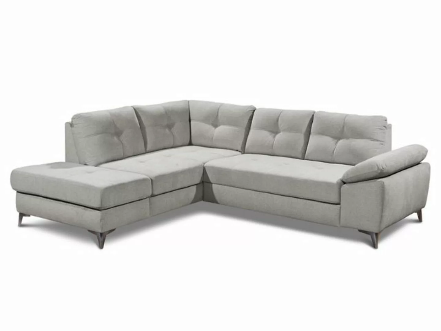 HARPER Polsterecke Polsterecke HARPER BILBAO BB 218x270 cm silber Ecksofa W günstig online kaufen