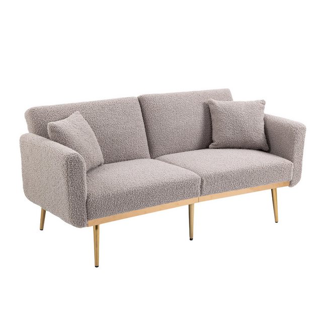 MODFU Sofa Akzentsofa, Loveseat-Sofa mit Metallfüßen Schlafsofa, 65.35*30.7 günstig online kaufen