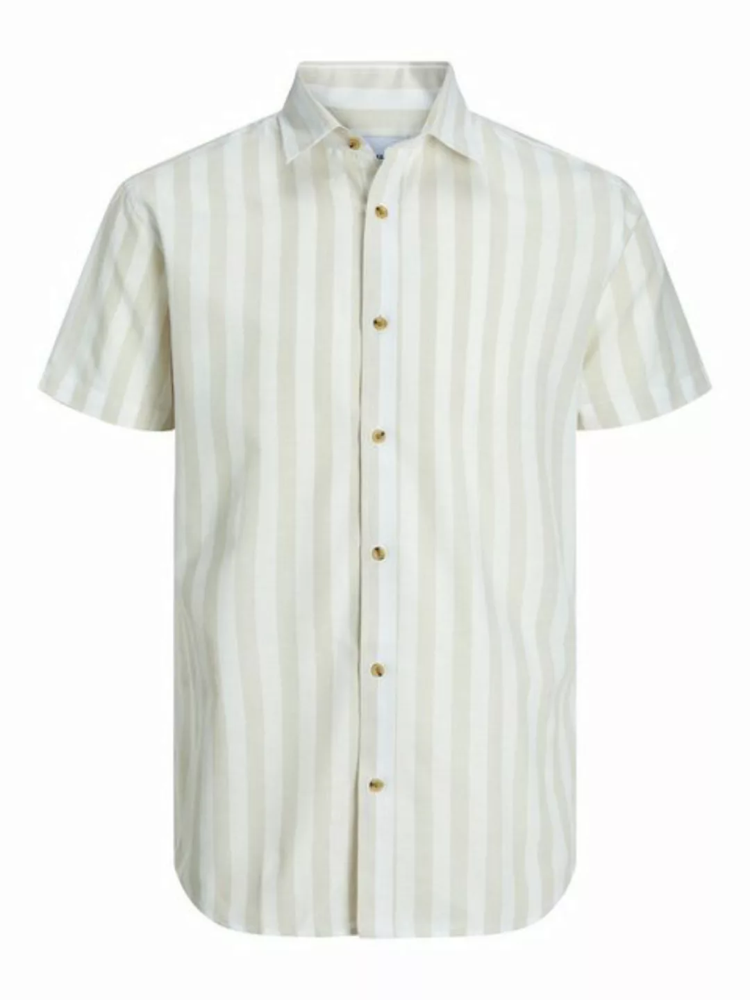 Jack & Jones Langarmhemd JJJOSHUA OXFORD STRIPE SHIRT SS günstig online kaufen