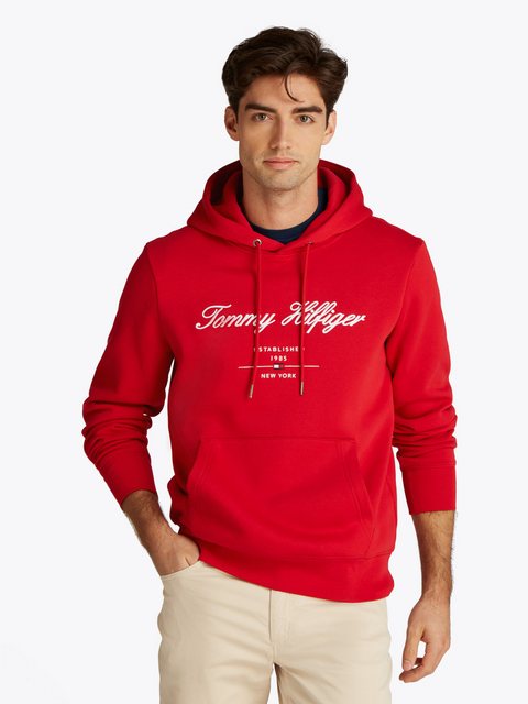 Tommy Hilfiger Hoodie SCRIPT LOGO HOODY mit aufgesticktem Logo günstig online kaufen