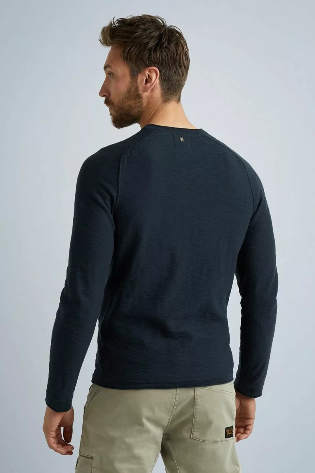 PME Legend Pullover Leinen Navy - Größe XL günstig online kaufen