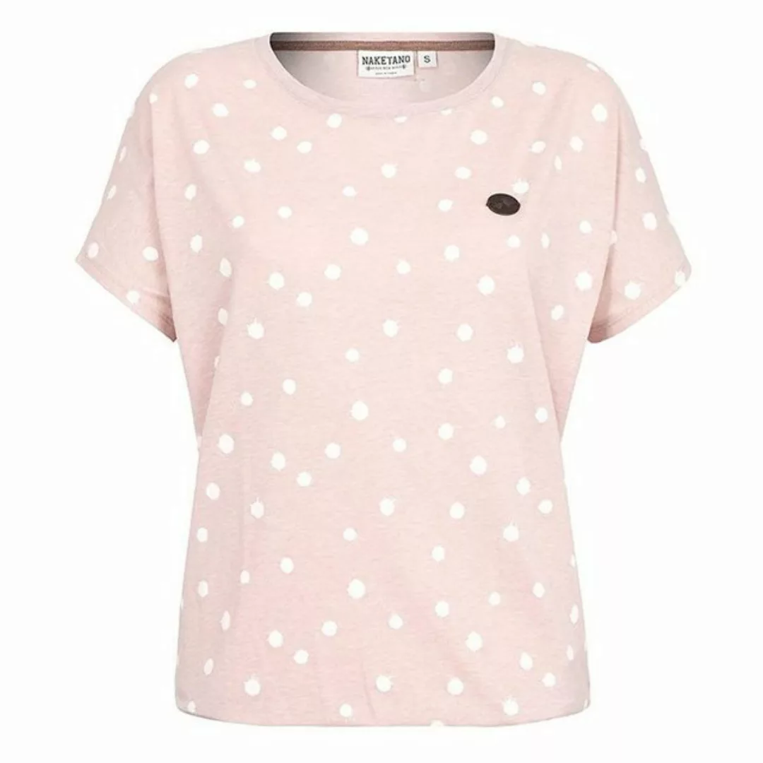 naketano T-Shirt Damen rosa mit weißen Punkten günstig online kaufen