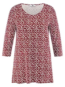 Rundhals-Shirt 3/4-Arm Anna Aura rot günstig online kaufen