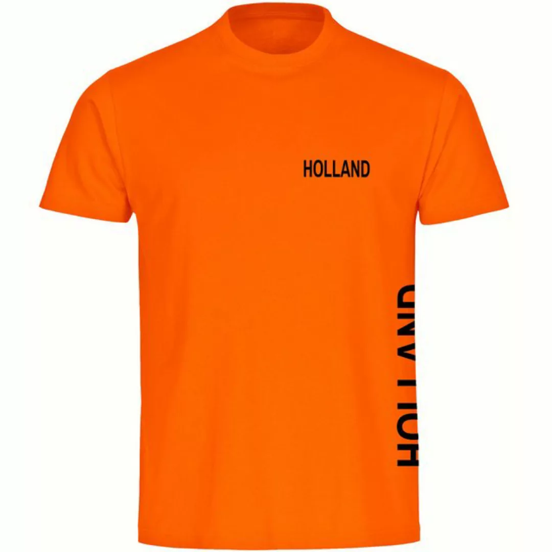 multifanshop T-Shirt Herren Holland - Brust & Seite - Männer günstig online kaufen