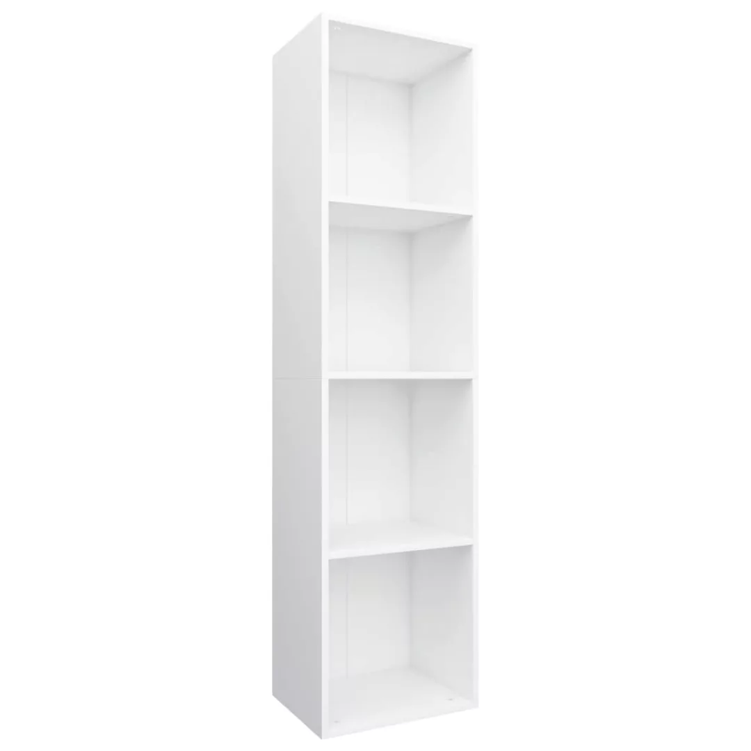 Bücherregal/tv-schrank Weiß 36ã30ã143 Cm Spanplatte günstig online kaufen