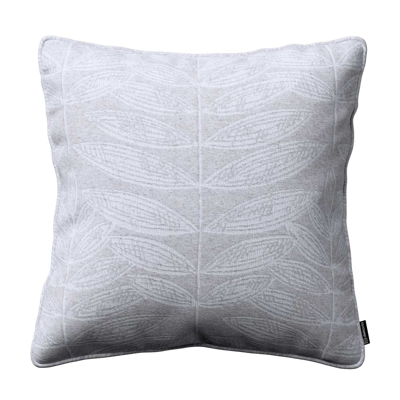 Kissenhülle Gabi mit Paspel, weiß-grau, 60 x 60 cm, Sunny (143-84) günstig online kaufen