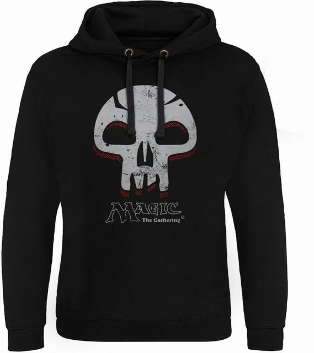 Magic the Gathering Kapuzenpullover Black Mana Skull Epic Hoodie günstig online kaufen