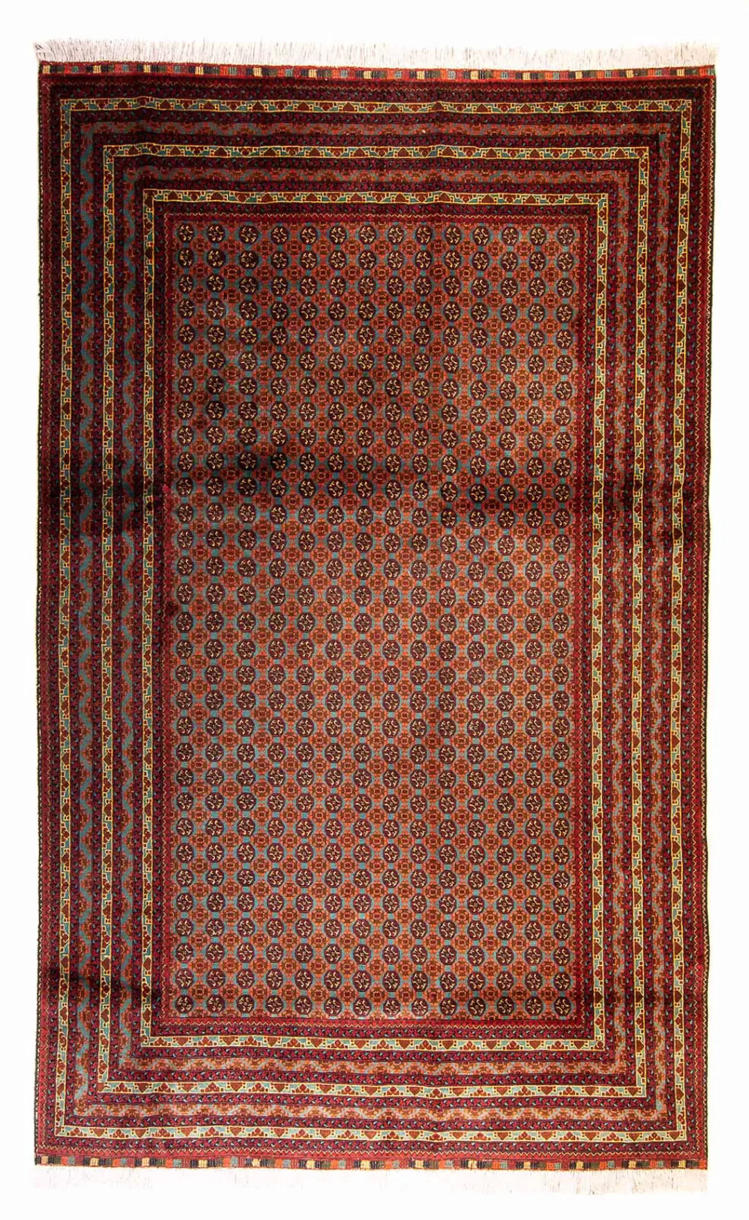 morgenland Orientteppich »Afghan - Buchara - 304 x 200 cm - dunkelrot«, rec günstig online kaufen