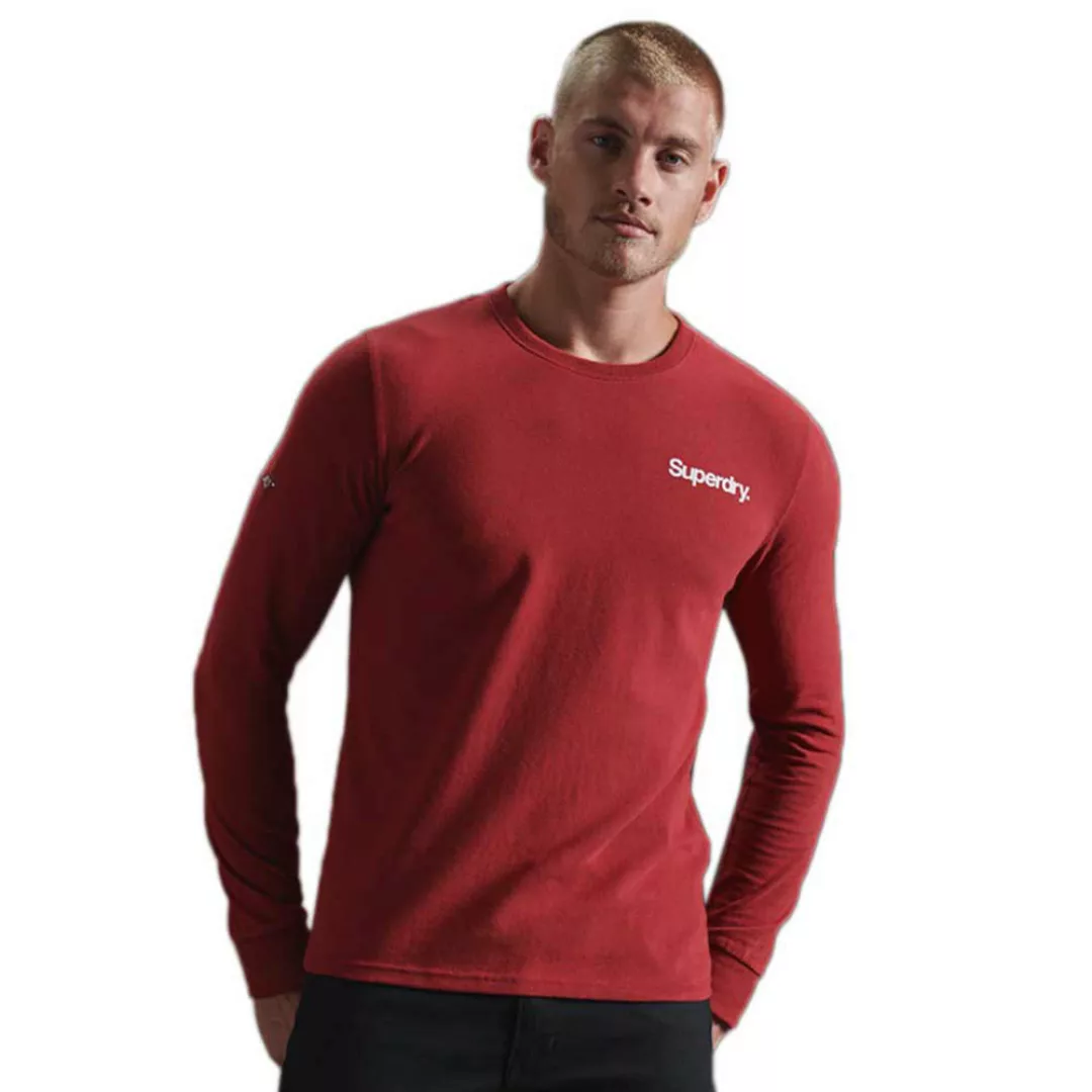 Superdry Core Logo Wilderness Langarm-t-shirt M Creek Red Marl günstig online kaufen