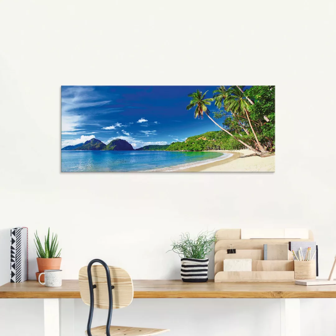 Artland Glasbild »Paradies«, Küste, (1 St.), in verschiedenen Größen günstig online kaufen