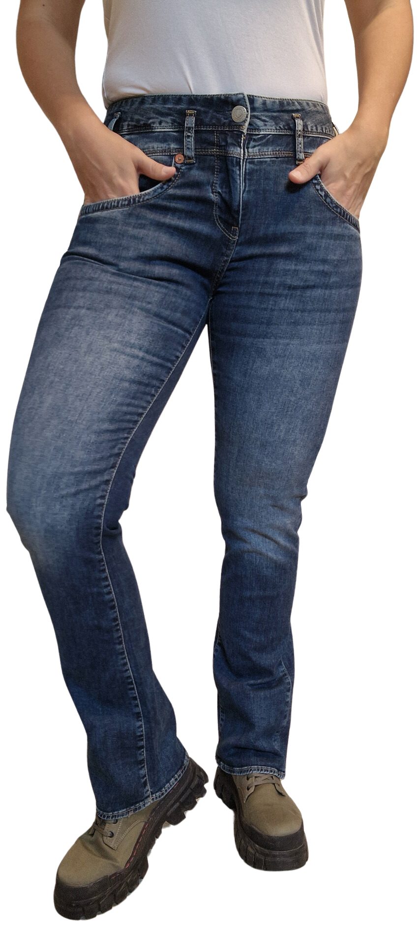 Herrlicher Bootcut-Jeans 5832-RD662, Bootcut Jeans aus günstig online kaufen