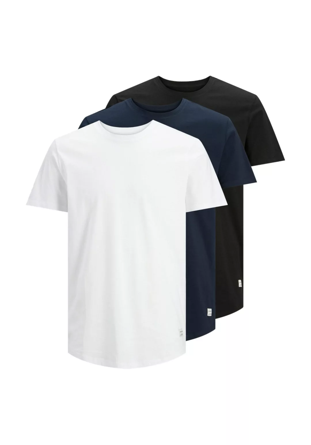 Jack & Jones  T-Shirt Shirts 3 Pack T-Shirt JJENOA TEE CREW NECK günstig online kaufen