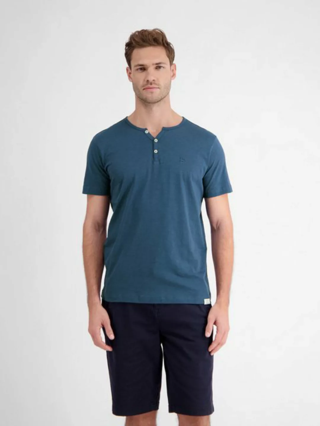 LERROS Henleyshirt "LERROS Basic Henleyshirt" günstig online kaufen