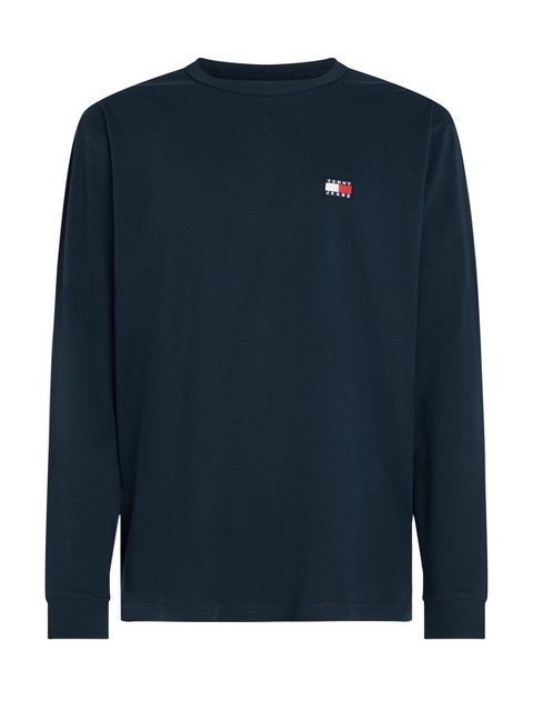 Tommy Jeans Langarmshirt TJM REG BADGE LS TEE mit Tommy Jeans Stickerei günstig online kaufen