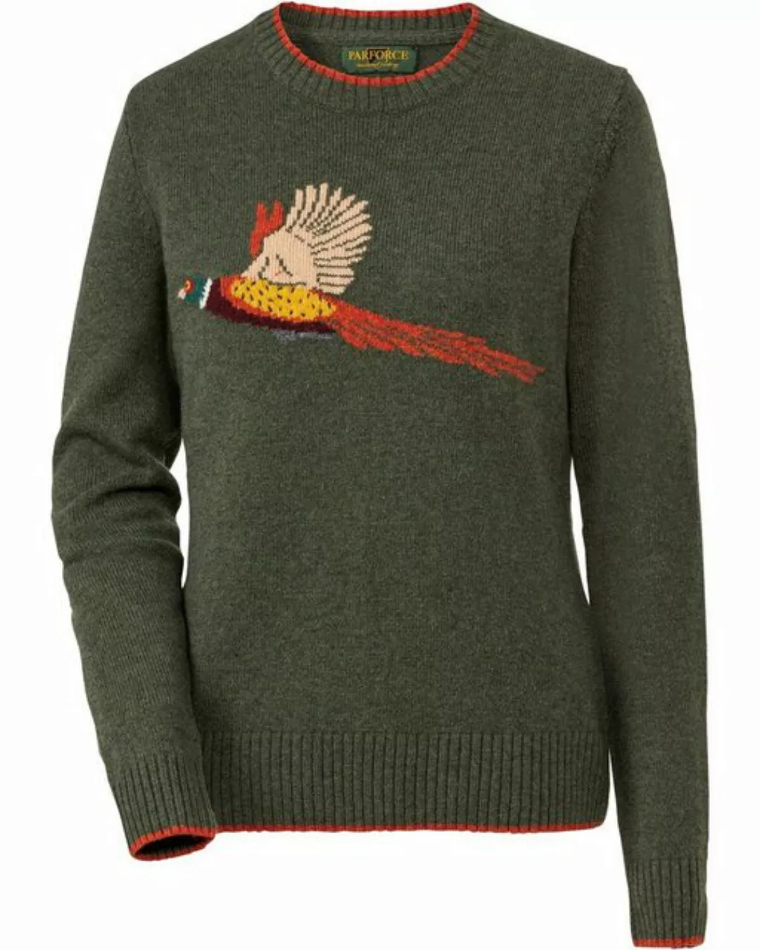 Parforce Traditional Hunting Strickpullover Damen Pullover mit Fasanenmotiv günstig online kaufen
