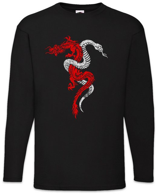 Urban Backwoods Langarmshirt Dragon & Snake Sign Langarm T-Shirt Serpent Dr günstig online kaufen