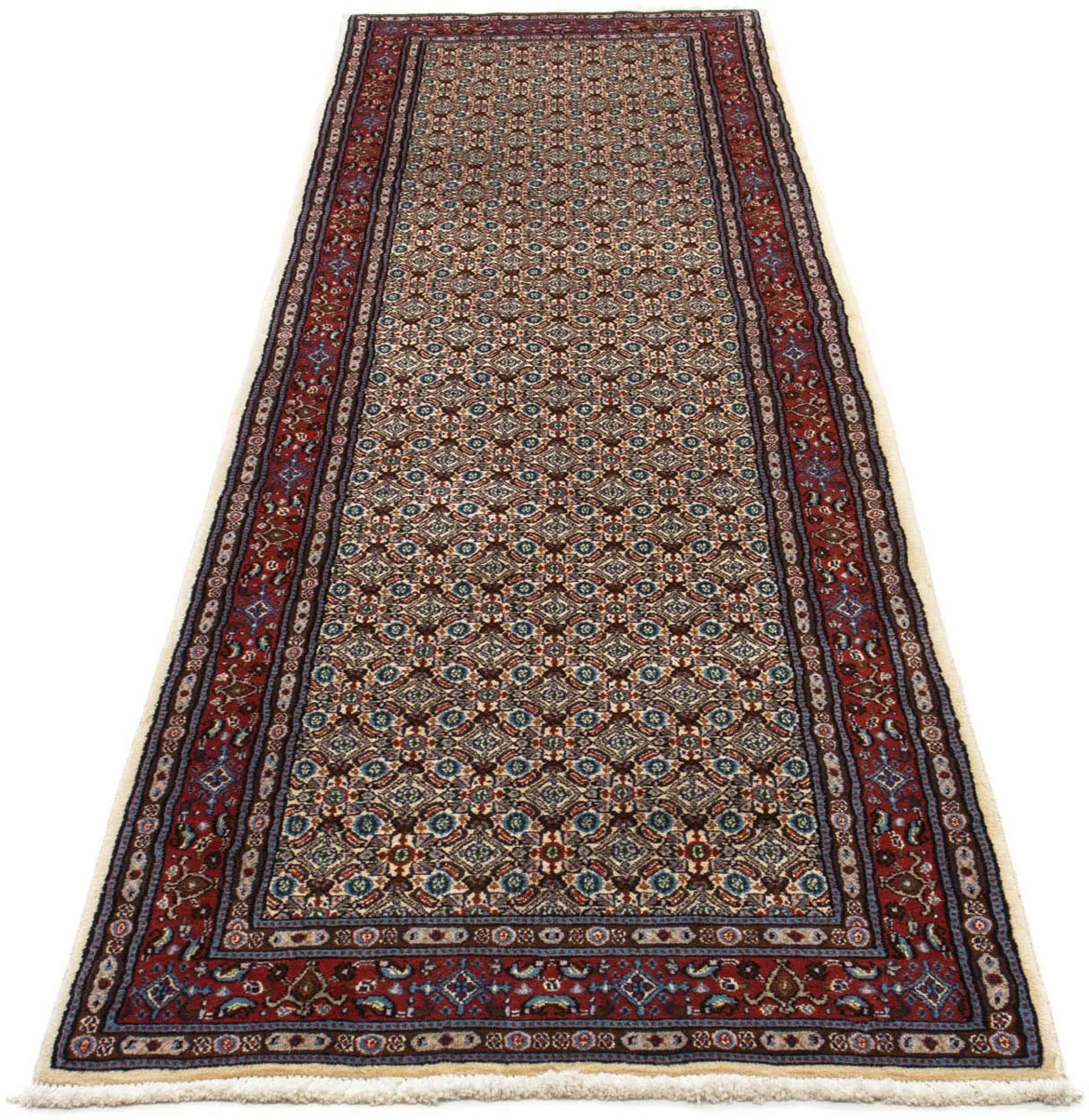 morgenland Wollteppich »Yalameh Medaillon Blu scuro 313 x 207 cm«, rechteck günstig online kaufen