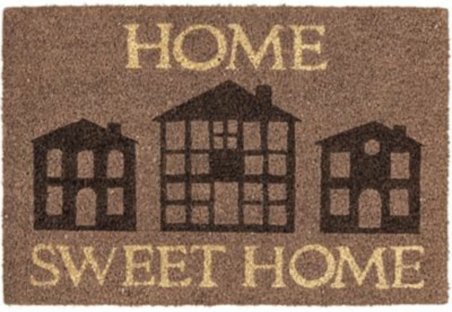 "Kokos Fußmatte ""Home Sweet Home"" 40x60 cm" braun Gr. 40 x 60 günstig online kaufen