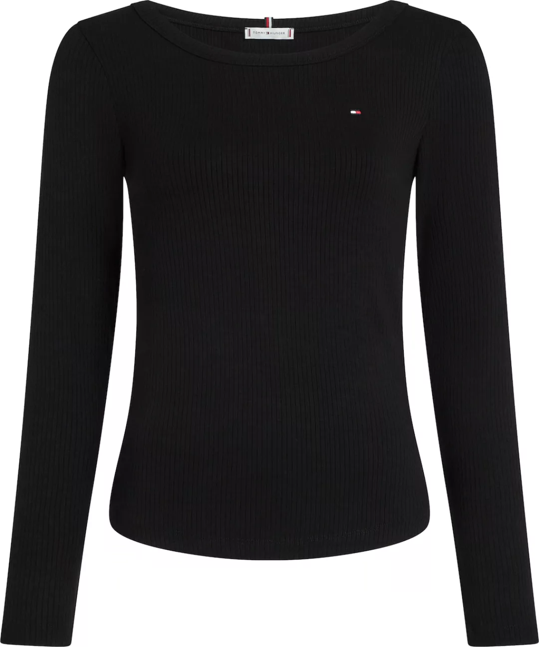 Tommy Hilfiger Curve Langarmshirt "Shirt CRV SLIM 5X2 RIB O", in Großen Grö günstig online kaufen