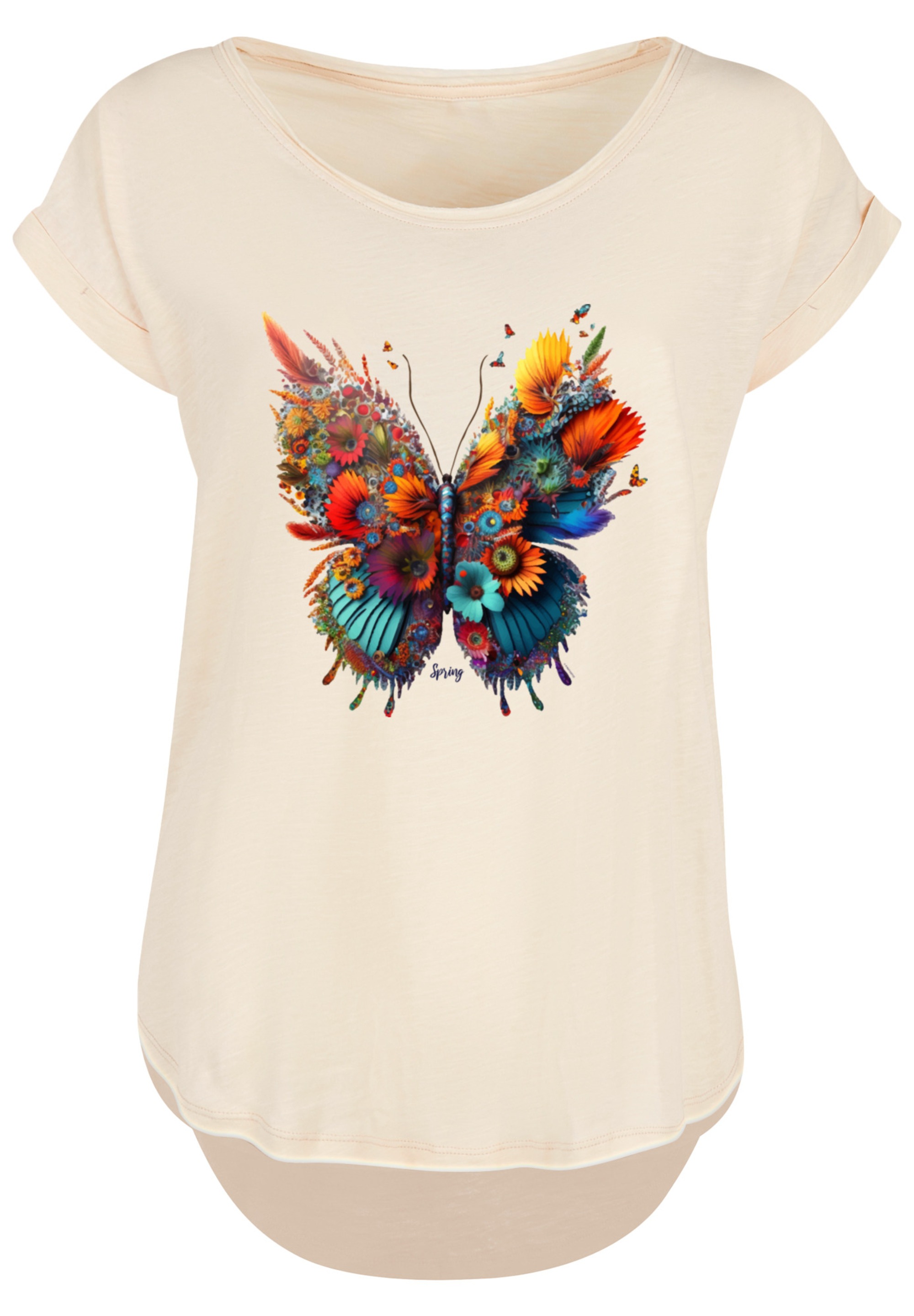 F4NT4STIC T-Shirt "Schmetterling Blumen", Print günstig online kaufen