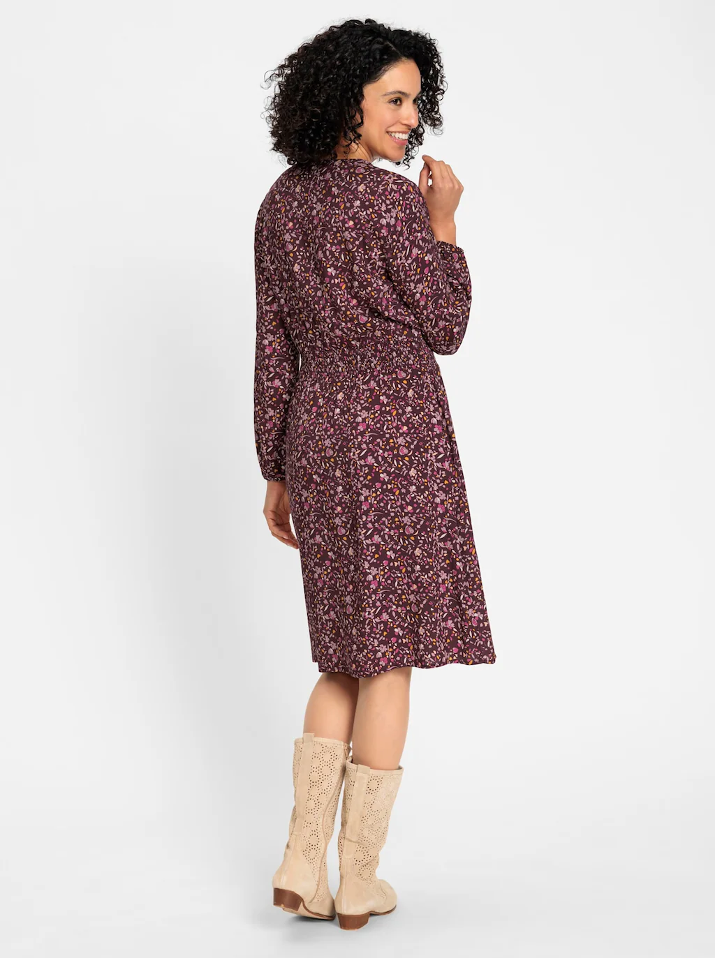 Inspirationen A-Linien-Kleid "Druck-Kleid" günstig online kaufen