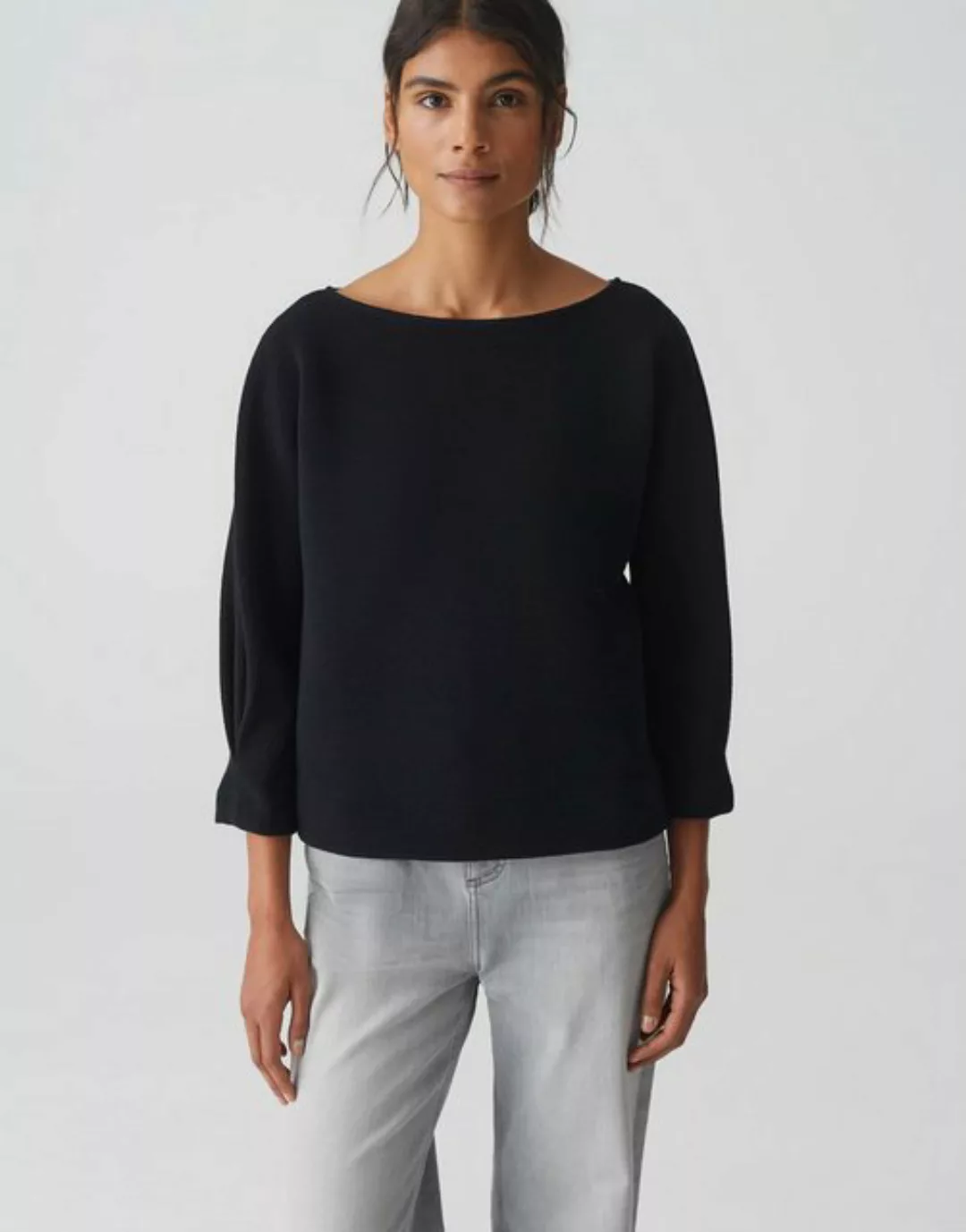 OPUS Sweater GOWDIE Oversize mit gebürsteter Oberfläche günstig online kaufen