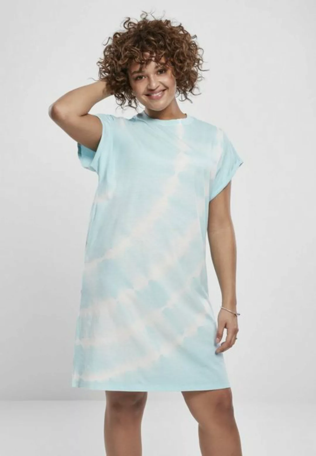 URBAN CLASSICS Jerseykleid Damen Ladies Tie Dye Dress (1-tlg) günstig online kaufen