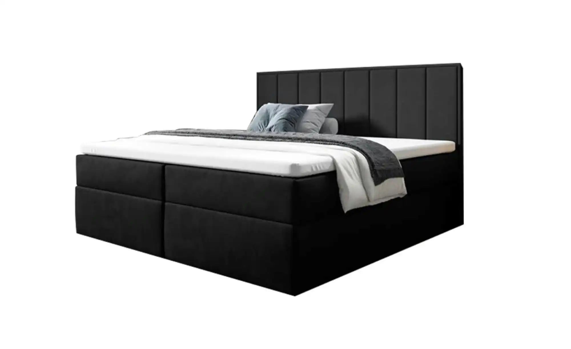 Boxbett mit Bettkasten Havana ¦ schwarz ¦ Maße (cm): B: 120 H: 110 Betten > günstig online kaufen