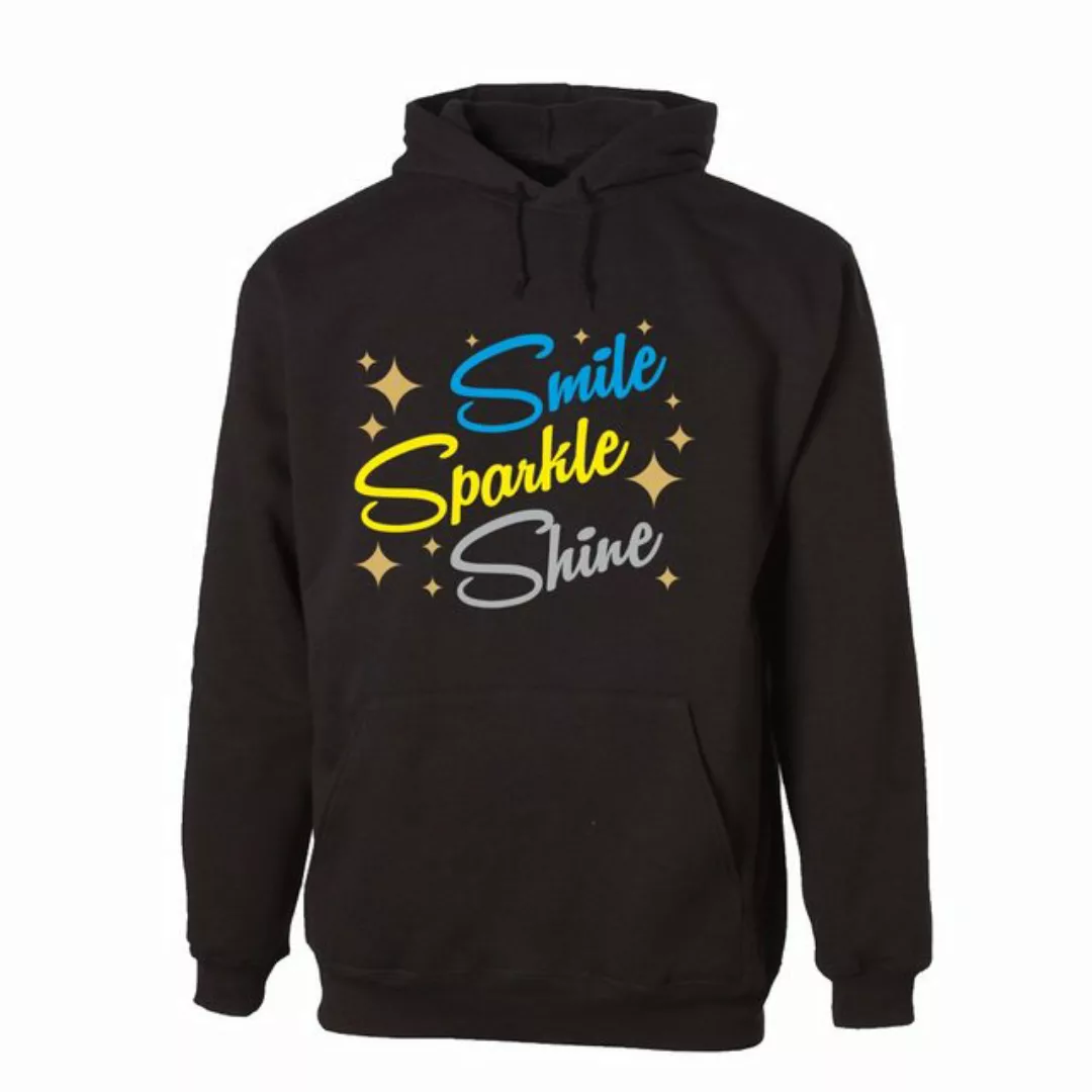 G-graphics Hoodie Smile Sparkle Shine Unisex mit trendigem Frontprint mit S günstig online kaufen